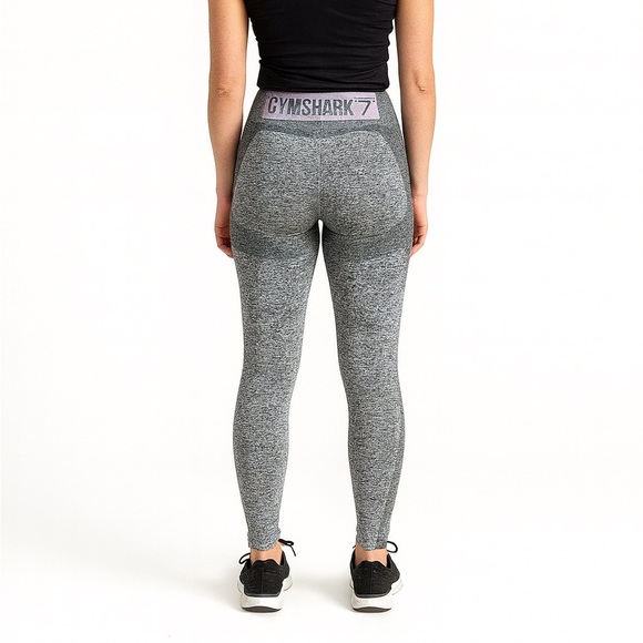 Gymshark Size Small Grey High-Waisted Athletic Leggings. - Picture 1 of 6